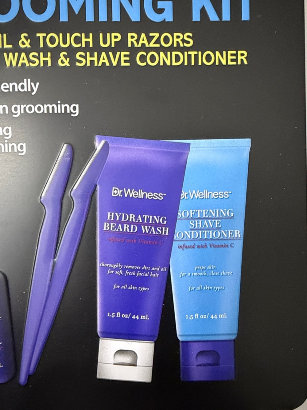 Beard Grooming Kit - Blue (5-Pack) - Picture 2 of 3